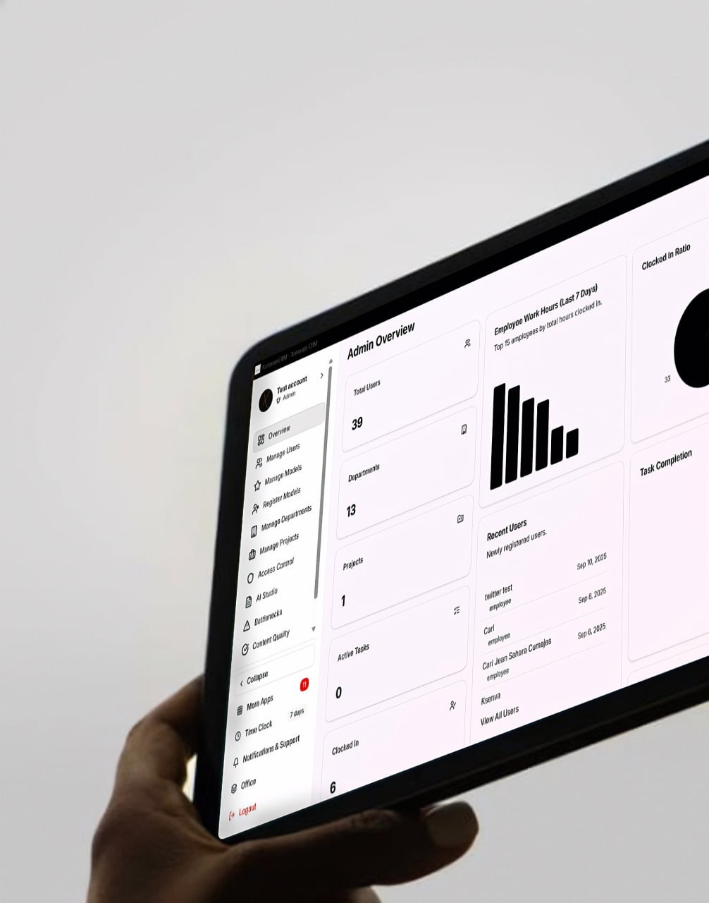 Content Management interface